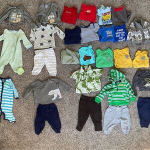Bundle of baby boy’s clothes 3-6 months